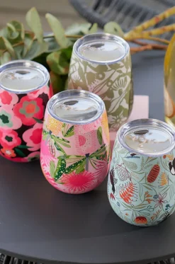 Picnic Vibes|Drinkware^Annabel Trends Abstract Gum Wine Tumbler 295ml Olive