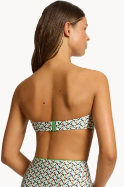 Bikini Tops^Jets Acacia U Trim Bandeau Multi
