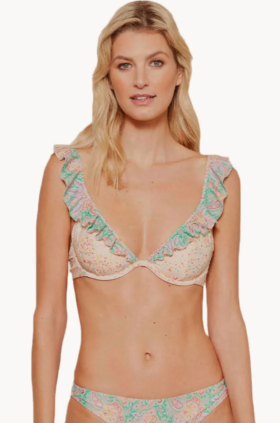 Bikini Tops^Tigerlily Adelajda Reva Frilled Top Multi