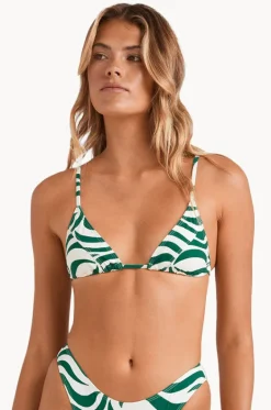 Bikini Tops^Billabong All The Waves Ayla Tri Evergreen