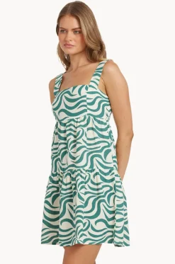 Dresses^Billabong All The Waves Shine Dress Evergreen