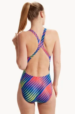 One Pieces^Speedo Allover Digital Powerback One Piece Multi