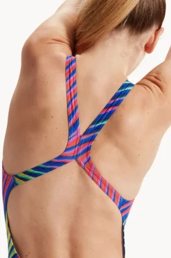 One Pieces^Speedo Allover Digital Powerback One Piece Multi