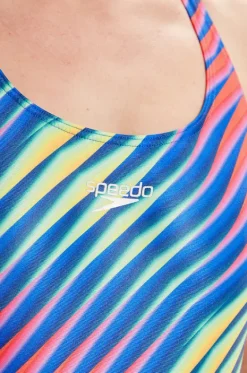 One Pieces^Speedo Allover Digital Powerback One Piece Multi