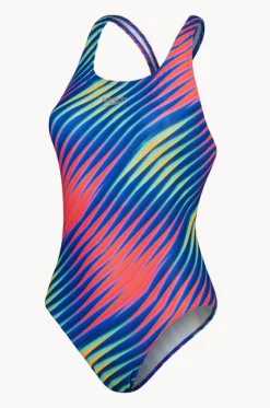 One Pieces^Speedo Allover Digital Powerback One Piece Multi