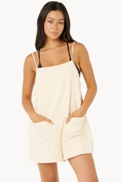 Playsuits^Rip Curl Aloha State Terry Romper Off White