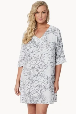 Overswim^Sundrenched Animal Tunic Grey