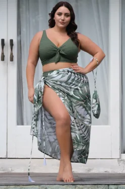 Bikini Tops^Artesands Aria Cezanne D/DD Cup Bra Olive