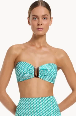 Bikini Tops^Jets Asceno Bandeau Mineral