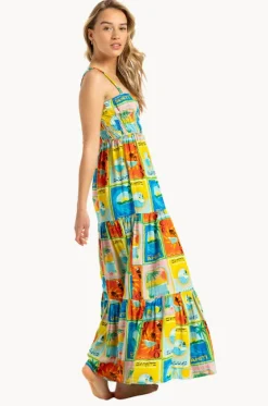 Dresses^Roxy Atlas Sunshine Coastline Maxi Dress Multi