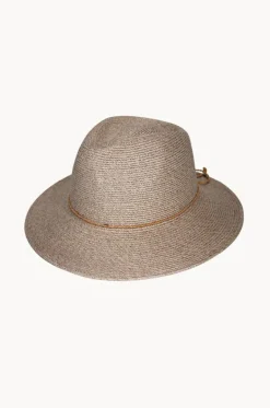 Headwear^Rigon Avoca Flexibraid Adjustable Fedora Oatmeal