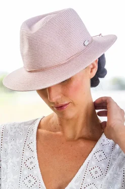 Headwear^Rigon Avoca Flexibraid Adjustable Fedora Rose