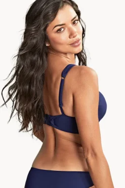 Bikini Tops^Panache Azzurro Gina F Cup Square Neck Crop Navy