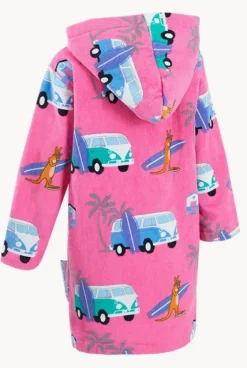 Towel Robes & Ponchos|Towel Robes & Ponchos^Back Beach Co Baby Combi Hooded Towel Robe 12-24M Pink