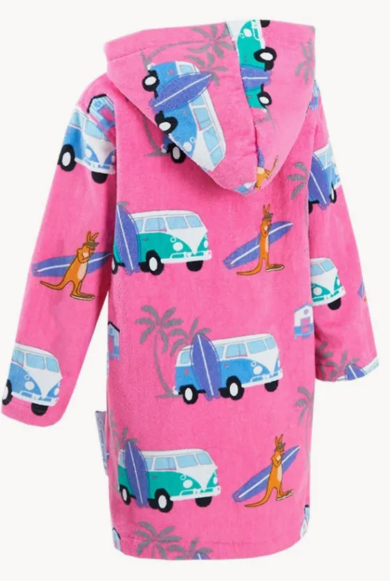 Towel Robes & Ponchos|Towel Robes & Ponchos^Back Beach Co Baby Combi Hooded Towel Robe 12-24M Pink