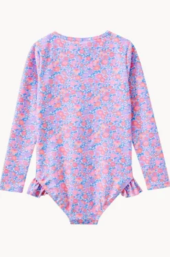 Rashies & Sunsuits^Milky Baby Girls Pretty Posy Sunsuit Pink/blue