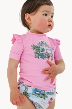 Rashies & Sunsuits^Seafolly Girls Baby Girls Secret Vacay Suntop Set Lilac