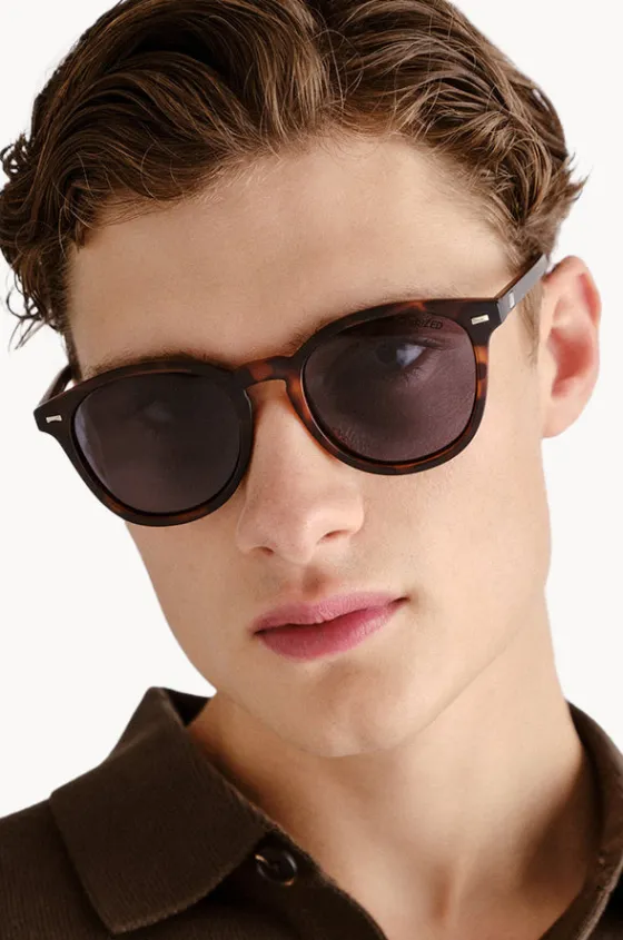 Sunglasses|Sunglasses^Le Specs Bandwagon Sunglasses Tortoise