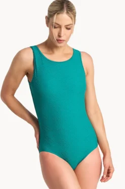 One Pieces^Poolproof Barbados Scoop Back One Piece Envy