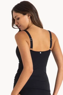 Tankini Tops^Sunseeker Basix F/G Cup Ruched Tankini Separate BLACK