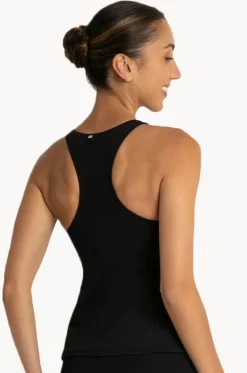 Tankini Tops^Sunseeker Basix High Neck Tankini Separate BLACK