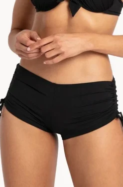 Bottoms^Sunseeker Basix Tie Side Boyleg BLACK