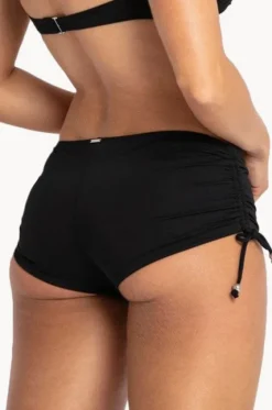 Bottoms^Sunseeker Basix Tie Side Boyleg BLACK