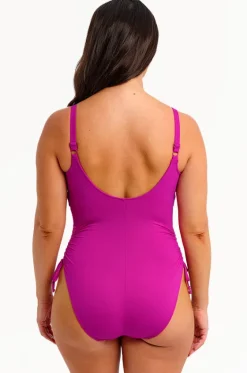 One Pieces^Fantasie Beach Waves F Cup Twist Front One Piece Fuchsia