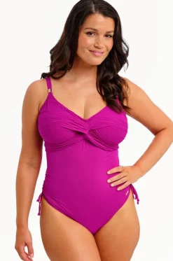 One Pieces^Fantasie Beach Waves G Cup Twist Front One Piece Fuchsia