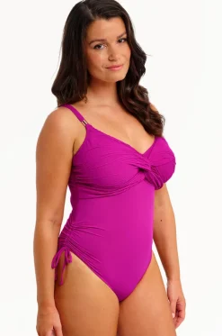 One Pieces^Fantasie Beach Waves G Cup Twist Front One Piece Fuchsia