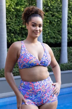 Bikini Tops^Baku Biarritz D/DD Cup Twist Bra Sapphire