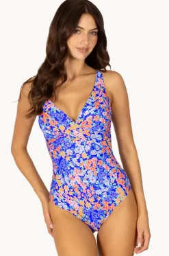 One Pieces^Baku Biarritz D/E Cup Wrap One Piece Sapphire