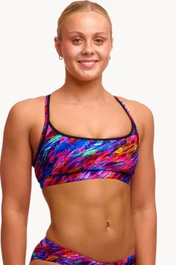 Bikini Tops^Funkita Big Bang Sports Top Multi