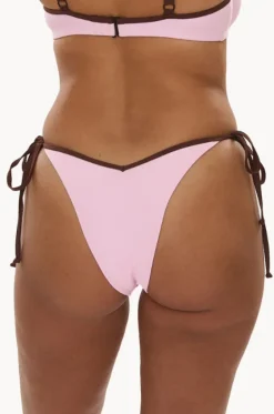 Bottoms^Raq Apparel Bind Cheeky Tie Side Pant Floss/choc
