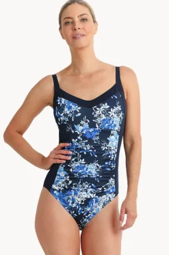 One Pieces^Poolproof Blissful DD/E Cup Underwire One Piece Navy