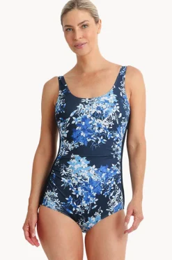 One Pieces^Poolproof Blissful Pintuck One Piece Navy