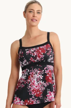 Tankini Tops^Poolproof Blissful Swing Tankini Separate Black
