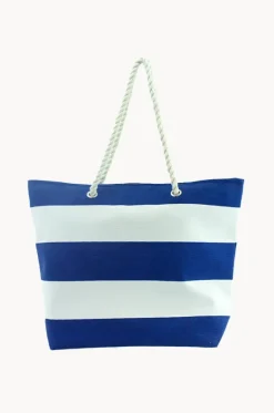 Beach Bags|Bags^Gregory Ladner Block Stripe Tote Navy
