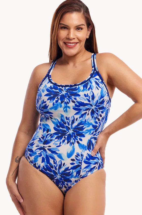 One Pieces^Funkita Blossom Blue Locked In Lucy One Piece Blue/white