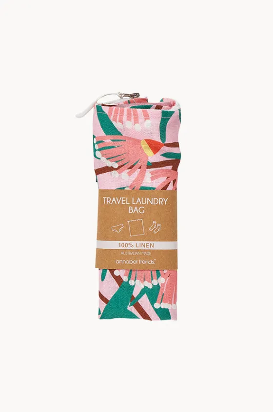 Travel|Home & Body^Annabel Trends Blossom Branches Laundry Bag Pink/green