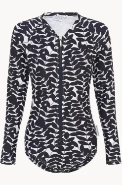 Rashies & Sunsuits^Babes In The Shade Blue Acacia Sunsuit Navy/White