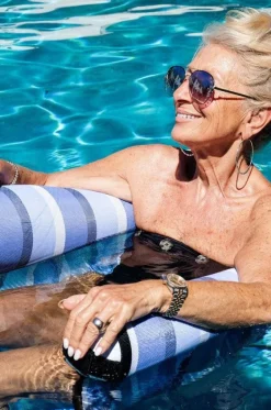 Water Hammocks|Pool Inflatables^Acqua Boss Bayou Water Hammock Blue