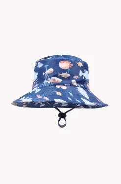 Hats^Minihaha Boys Aiden Swim Hat Navy