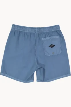 Boardshorts^Billabong Boys All Day Overdye Layback Boardshort Steel blue