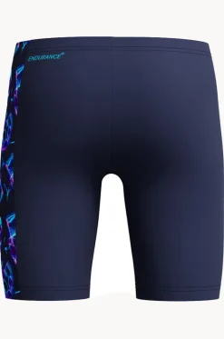 Jammers|Jammers^Speedo Boys Allover Print Panel Jammer Peacoat