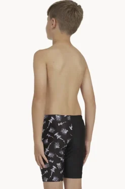 Jammers^Zoggs Boys Aquaray Mid Jammer Black/White