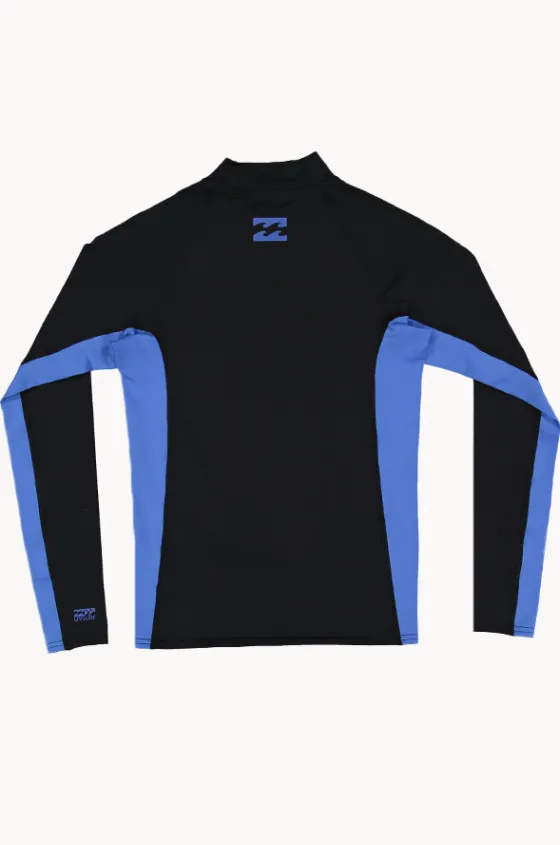 Rashies^Billabong Boys Arch Long Sleeve Suntop Black/Blue
