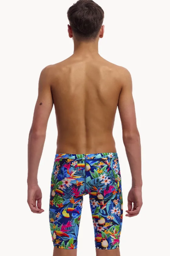 Jammers^Funky Trunks Boys Birdie Wordie Jammer Navy/multi
