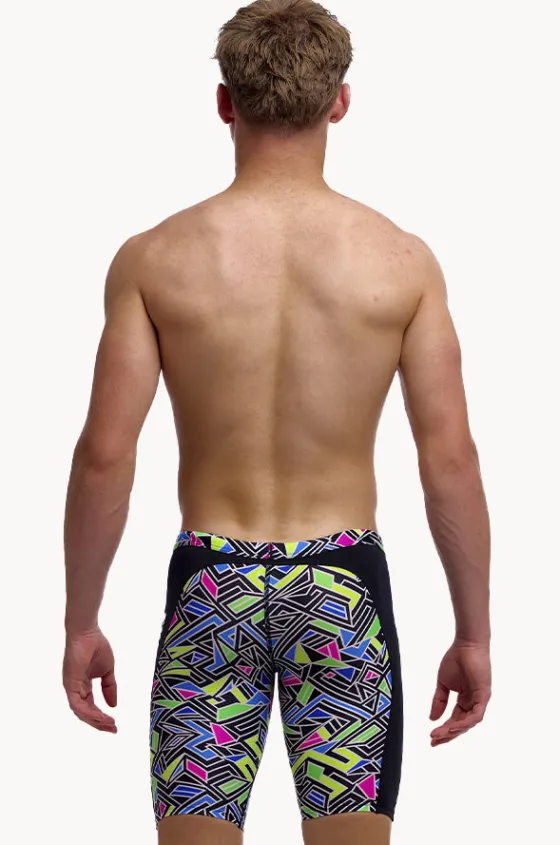 Jammers^Funky Trunks Boys Bits Of Peace Jammer Black/multi