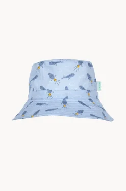 Hats^Acorn Boys Blast Off Wide Brim Bucket Hat Blue/yellow
